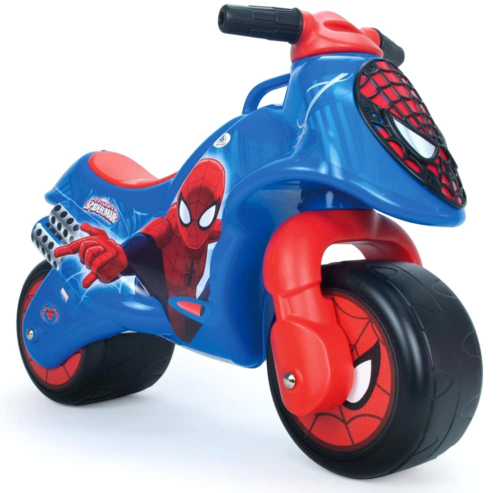 bombilla sexual río Moto Correpasillos Spiderman 🥇 En 2 tamaños disponibles normal y XL